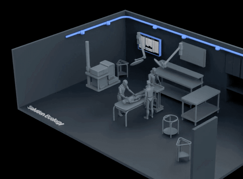 Operating room configured with nSight surgical intelligence technology